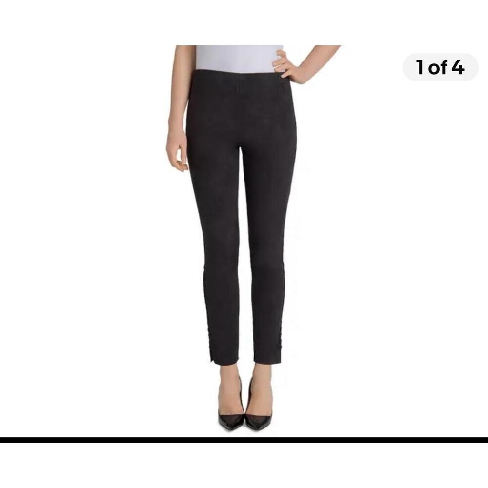 Lysse | NWOT Faux Leather Laced Calf Stretch Pants XL